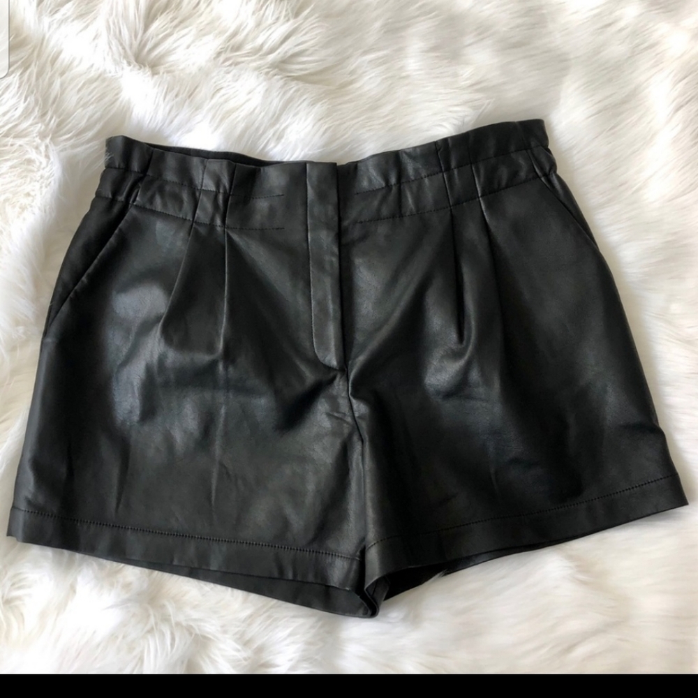 BCBG MaxAzria Faux Leather,  black. Size L